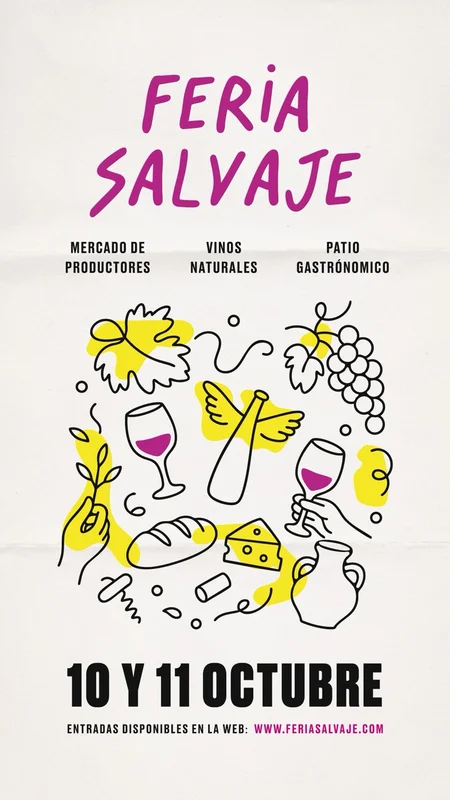 FERIA SALVAJE / 2 días + 300 etiquetas / Sábado 10