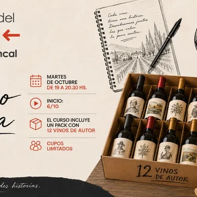 Curso online, De puño y letra, vinos de autor