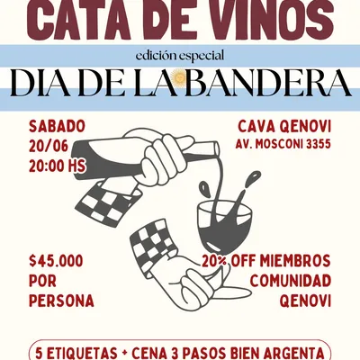 Cata de Vinos - Día de la Bandera
